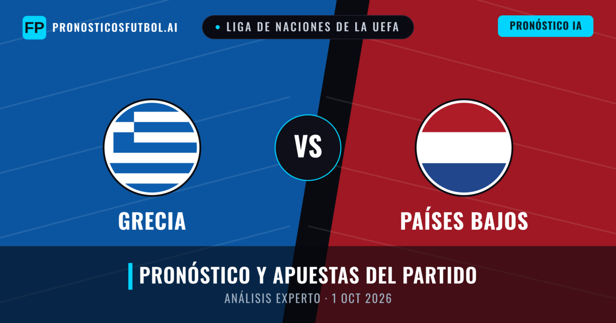 Grecia vs Países Bajos — pronóstico y previa del partido