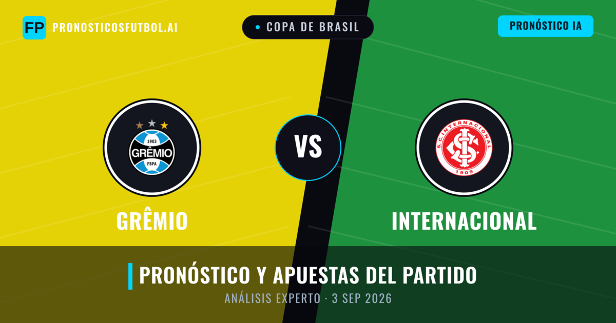 Grêmio vs Internacional — pronóstico y previa del partido