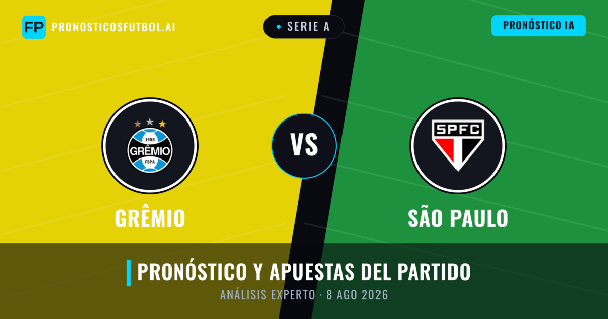 Grêmio vs São Paulo — pronóstico y previa del partido