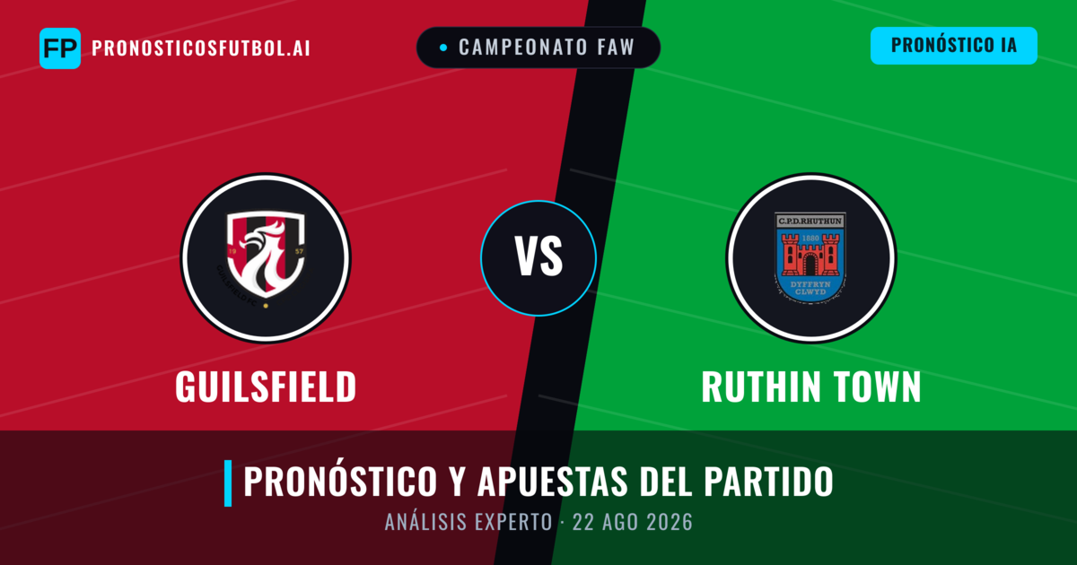 Guilsfield vs Ruthin Town — pronóstico y previa del partido