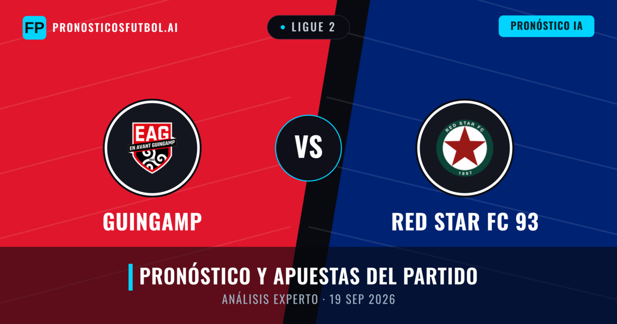 Guingamp vs Red Star FC 93 — pronóstico y previa del partido