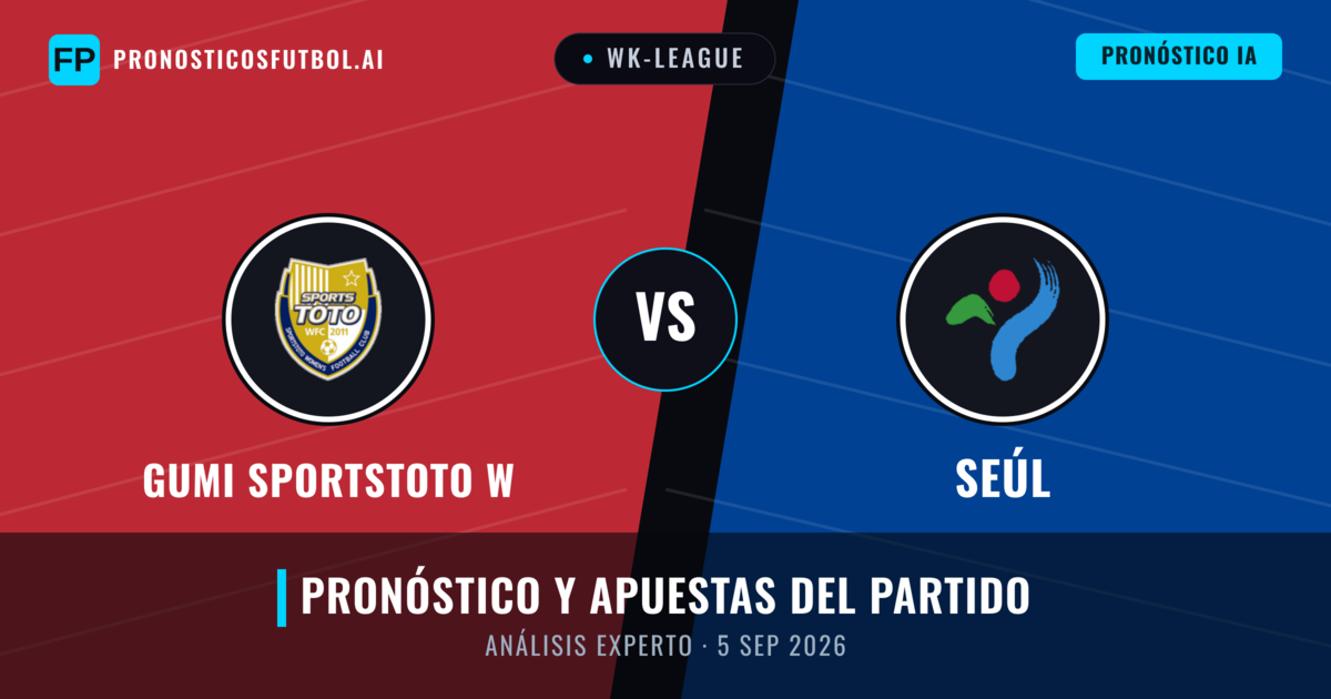 Gumi Sportstoto W vs Seúl — pronóstico y previa del partido