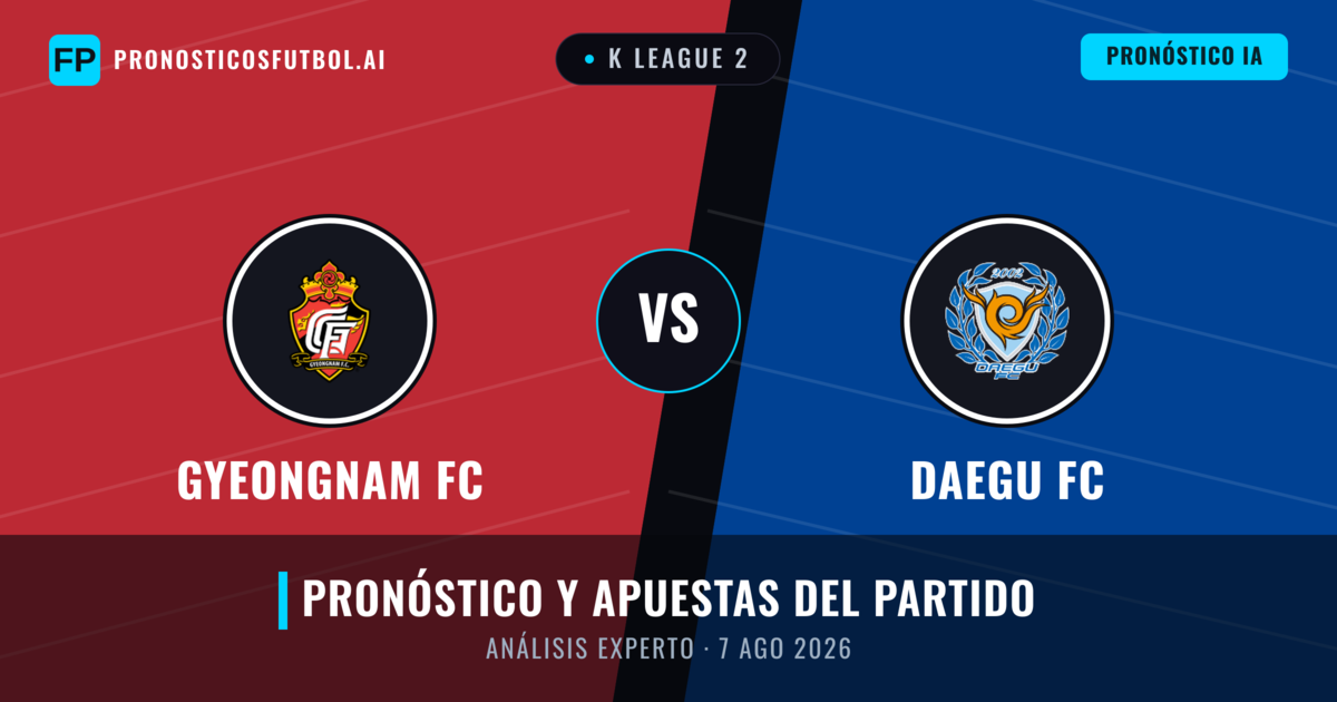 Gyeongnam FC vs Daegu FC — pronóstico y previa del partido