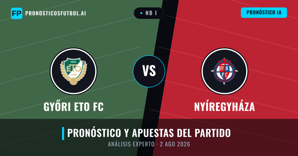 Győri ETO FC vs Nyíregyháza — pronóstico y previa del partido