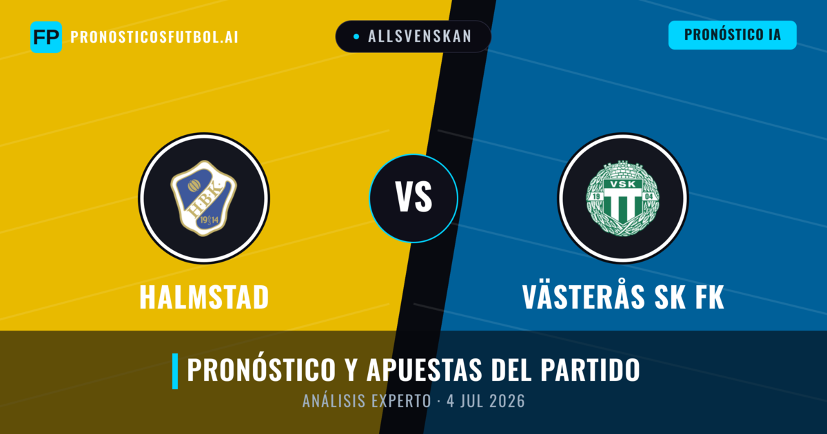 Halmstad vs Västerås SK FK — pronóstico y previa del partido