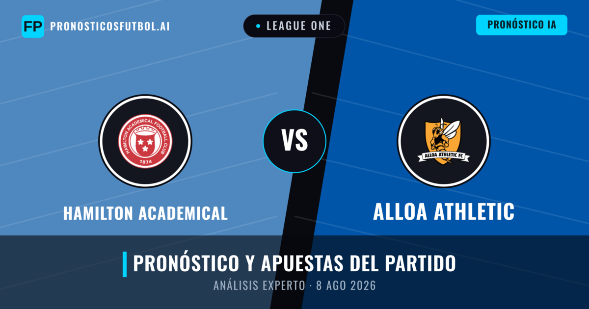 Hamilton Academical vs Alloa Athletic — pronóstico y previa del partido