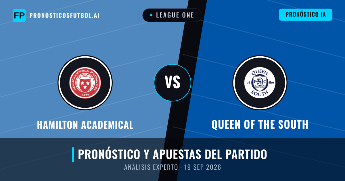 Hamilton Academical vs Queen of the South — pronóstico y previa del partido