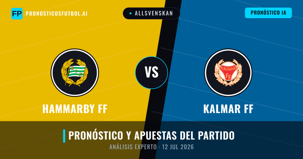 Hammarby FF vs Kalmar FF — pronóstico y previa del partido