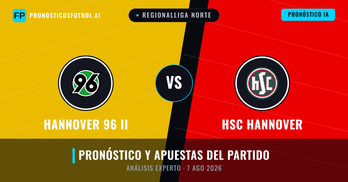 Hannover 96 II vs HSC Hannover — pronóstico y previa del partido