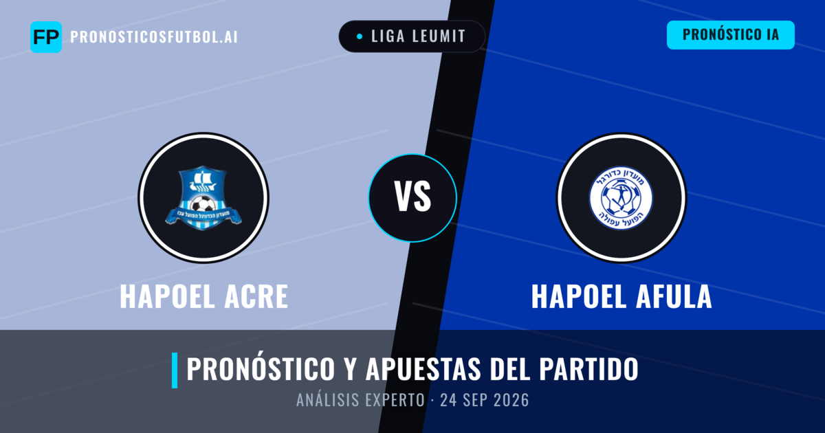 Hapoel Acre vs Hapoel Afula — pronóstico y previa del partido