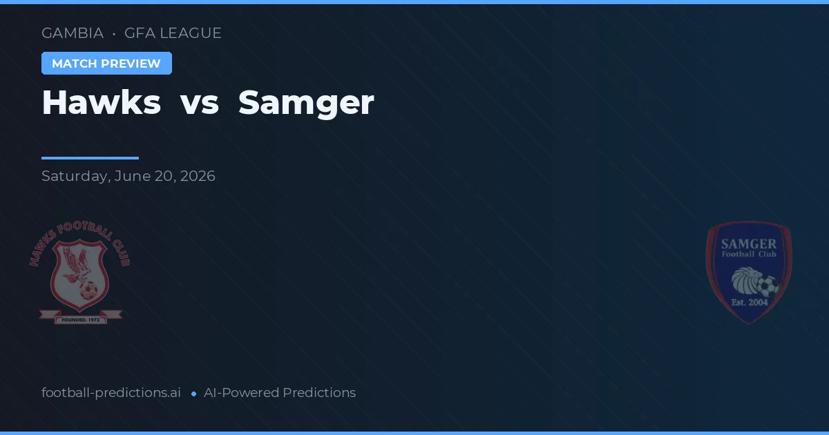 Hawks vs Samger — pronóstico y previa del partido