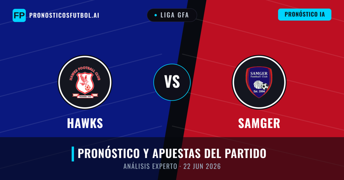 Hawks vs Samger — pronóstico y previa del partido