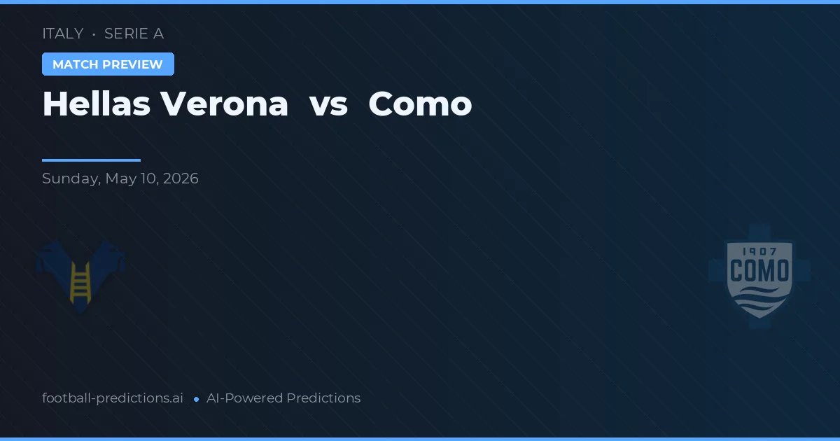 Hellas Verona vs Como — pronóstico y previa del partido