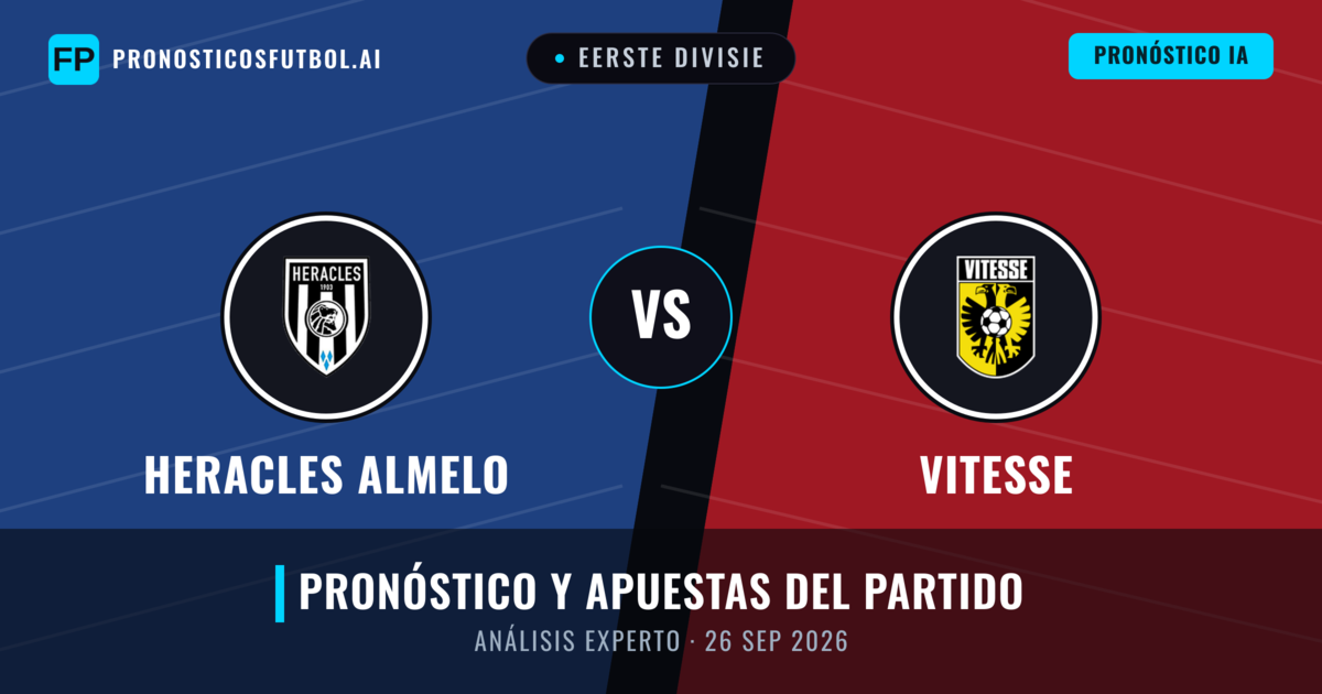 Heracles Almelo vs Vitesse — pronóstico y previa del partido