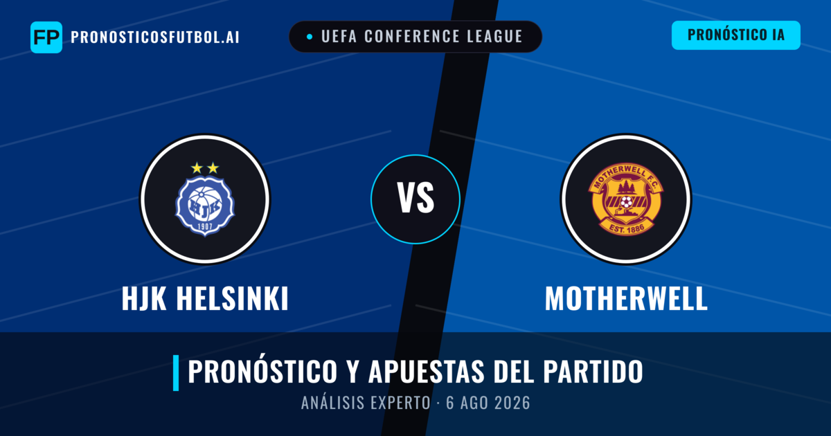 HJK Helsinki vs Motherwell — pronóstico y previa del partido
