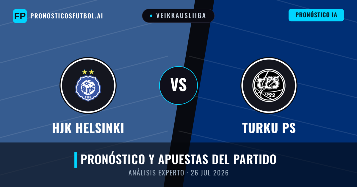 HJK Helsinki vs Turku PS — pronóstico y previa del partido