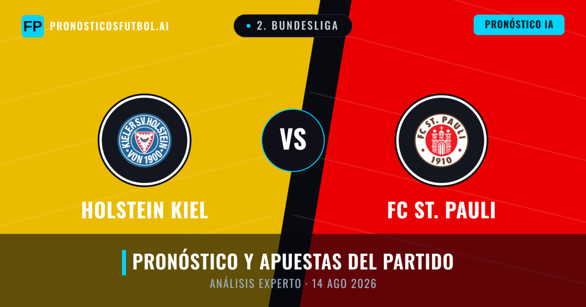 Holstein Kiel vs FC St. Pauli — pronóstico y previa del partido