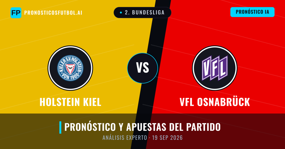 Holstein Kiel vs VfL Osnabrück — pronóstico y previa del partido