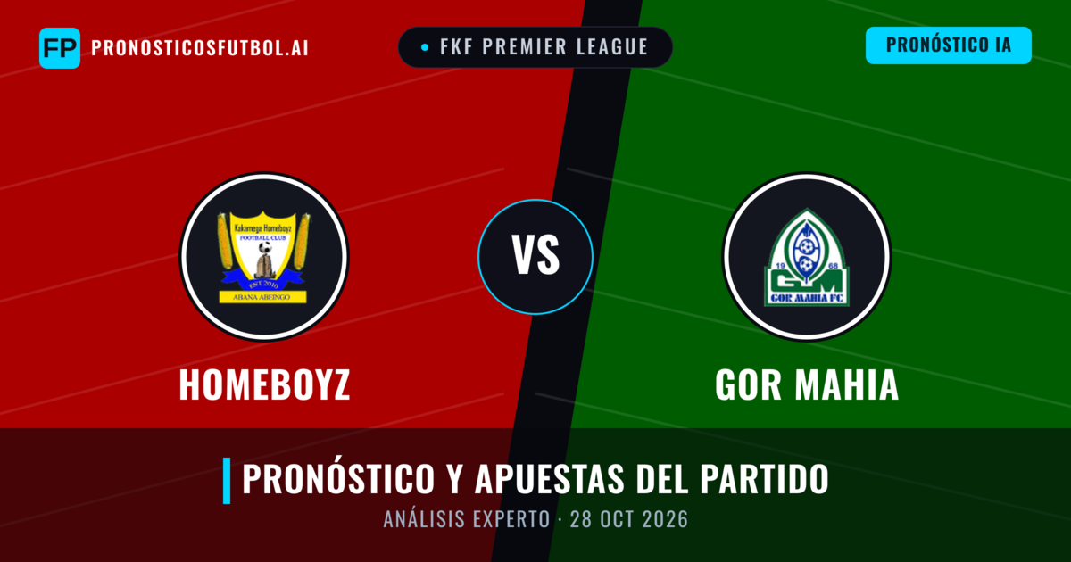 Homeboyz vs GOR Mahia — pronóstico y previa del partido