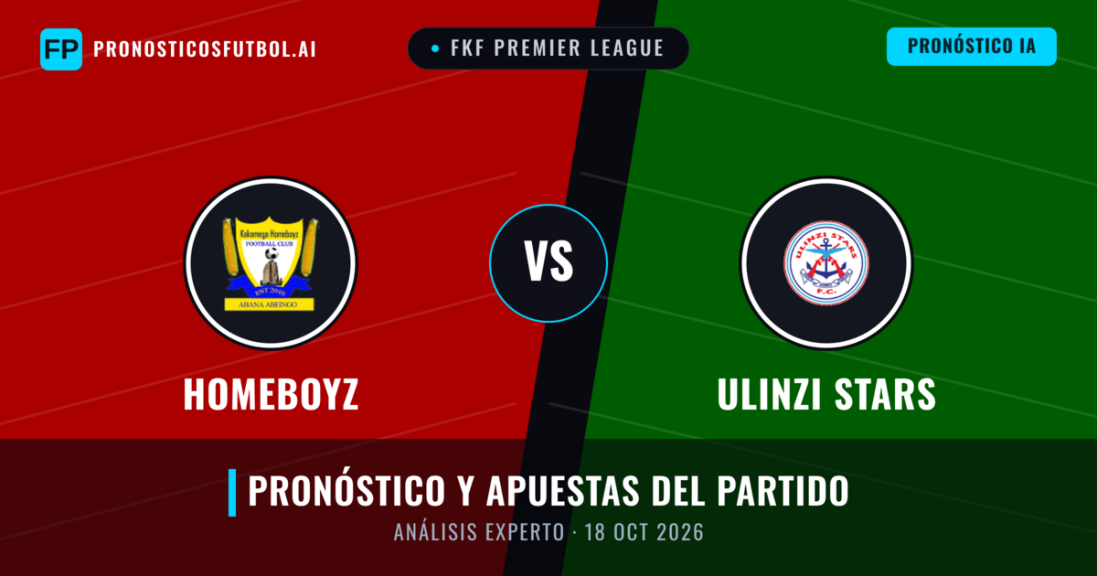 Homeboyz vs Ulinzi Stars — pronóstico y previa del partido