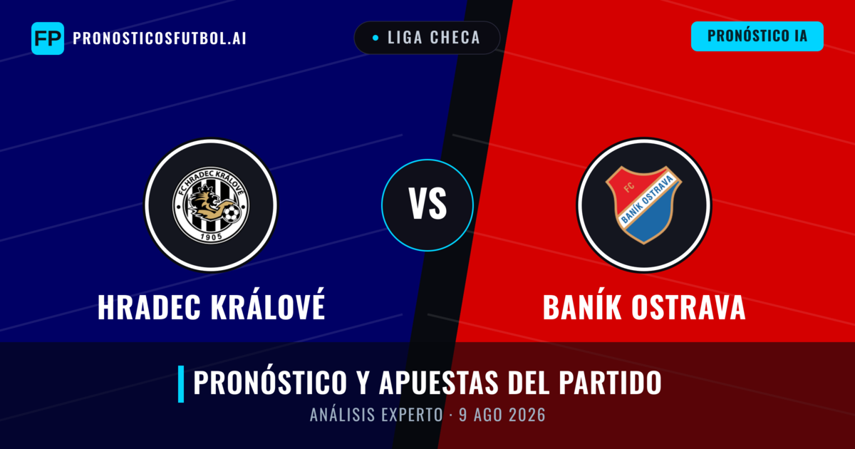Hradec Králové vs Baník Ostrava — pronóstico y previa del partido
