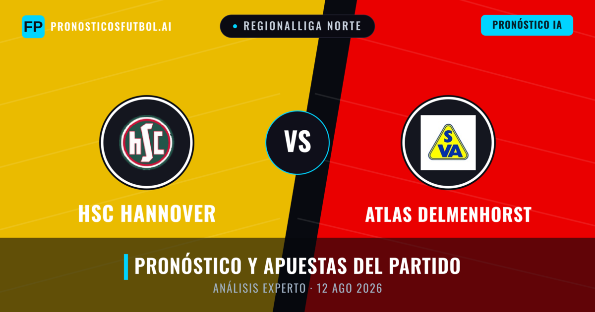 HSC Hannover vs Atlas Delmenhorst — pronóstico y previa del partido