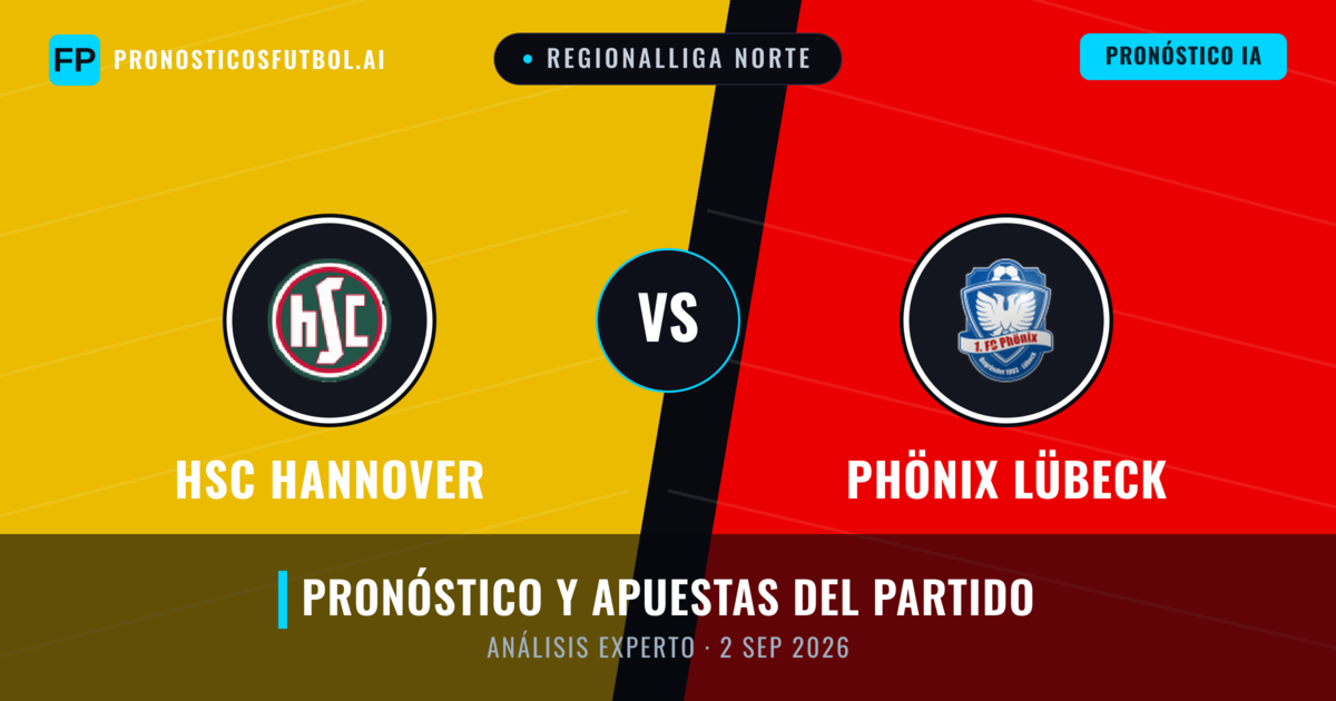 HSC Hannover vs Phönix Lübeck — pronóstico y previa del partido