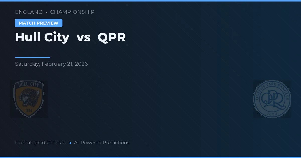 Hull City vs QPR — pronóstico y previa del partido