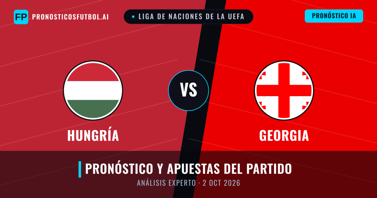 Hungría vs Georgia — pronóstico y previa del partido