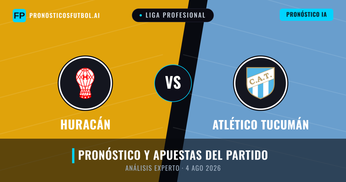 Huracán vs Atlético Tucumán — pronóstico y previa del partido