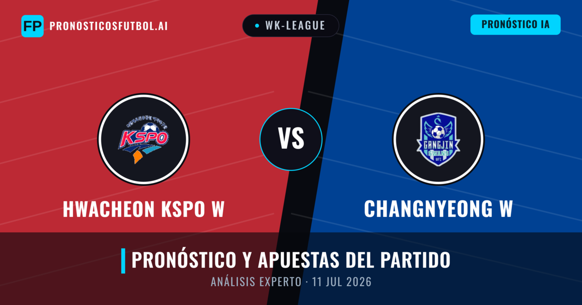 Hwacheon KSPO W vs Changnyeong W — pronóstico y previa del partido