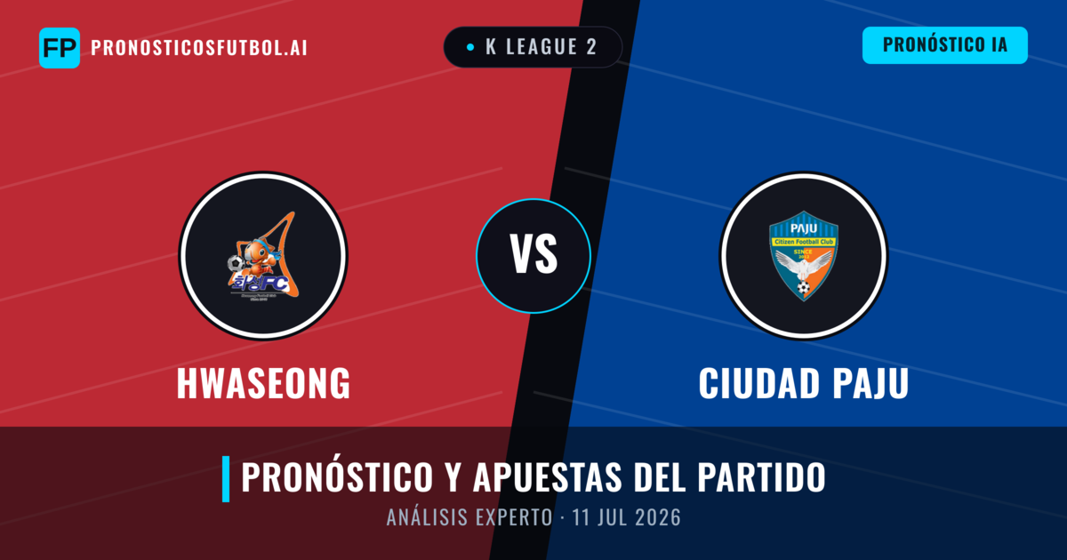 Hwaseong vs Ciudad Paju — pronóstico y previa del partido