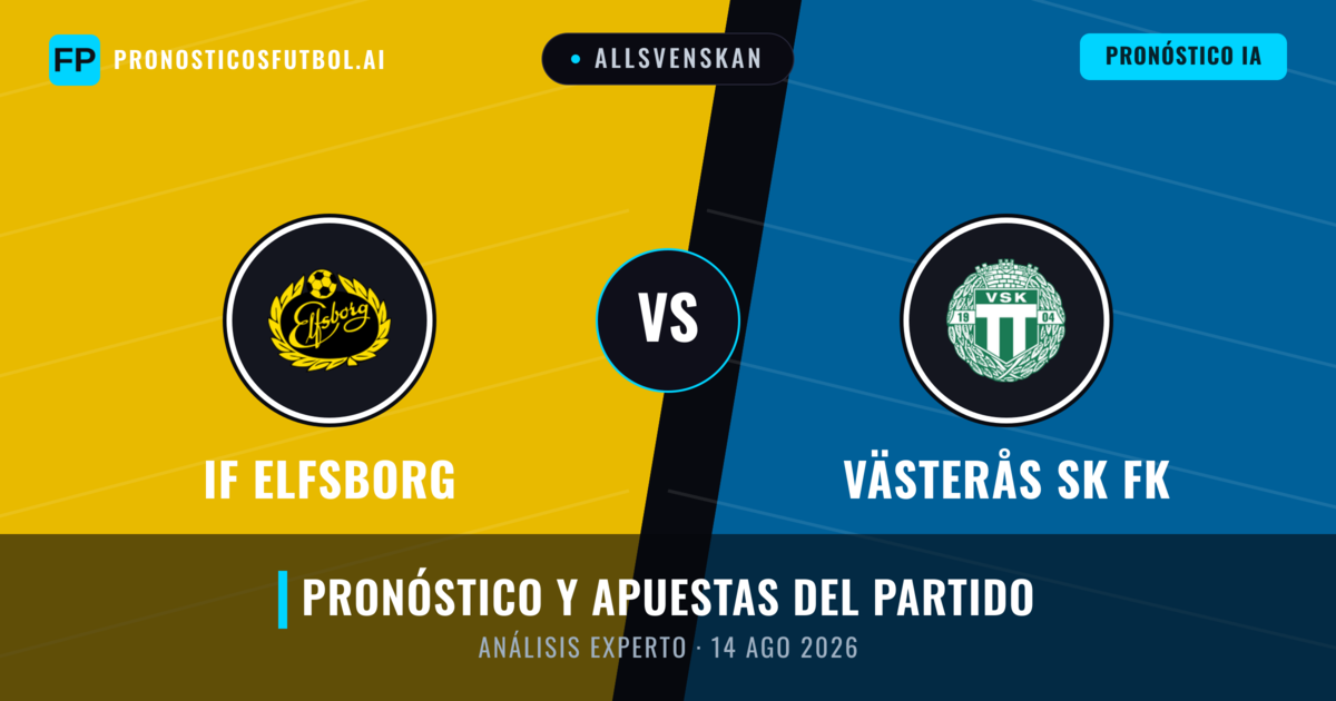 IF Elfsborg vs Västerås SK FK — pronóstico y previa del partido