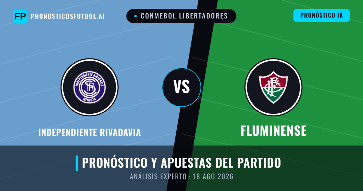 Independiente Rivadavia vs Fluminense — pronóstico y previa del partido