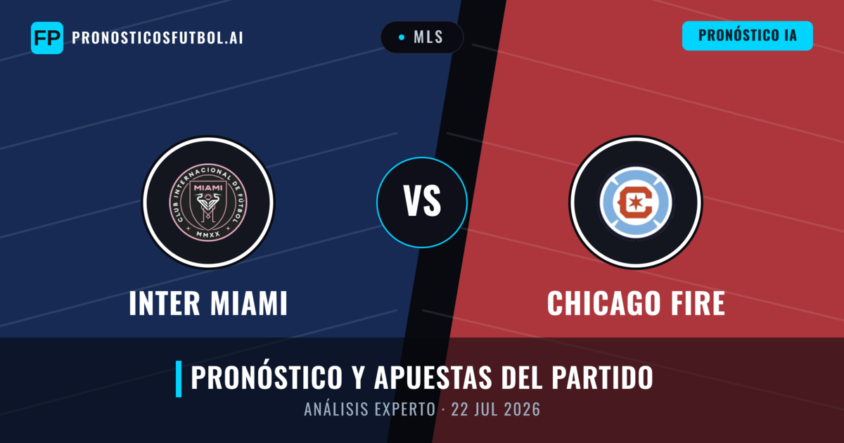 Inter Miami vs Chicago Fire — pronóstico y previa del partido