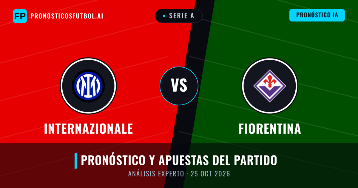 Internazionale vs Fiorentina — pronóstico y previa del partido