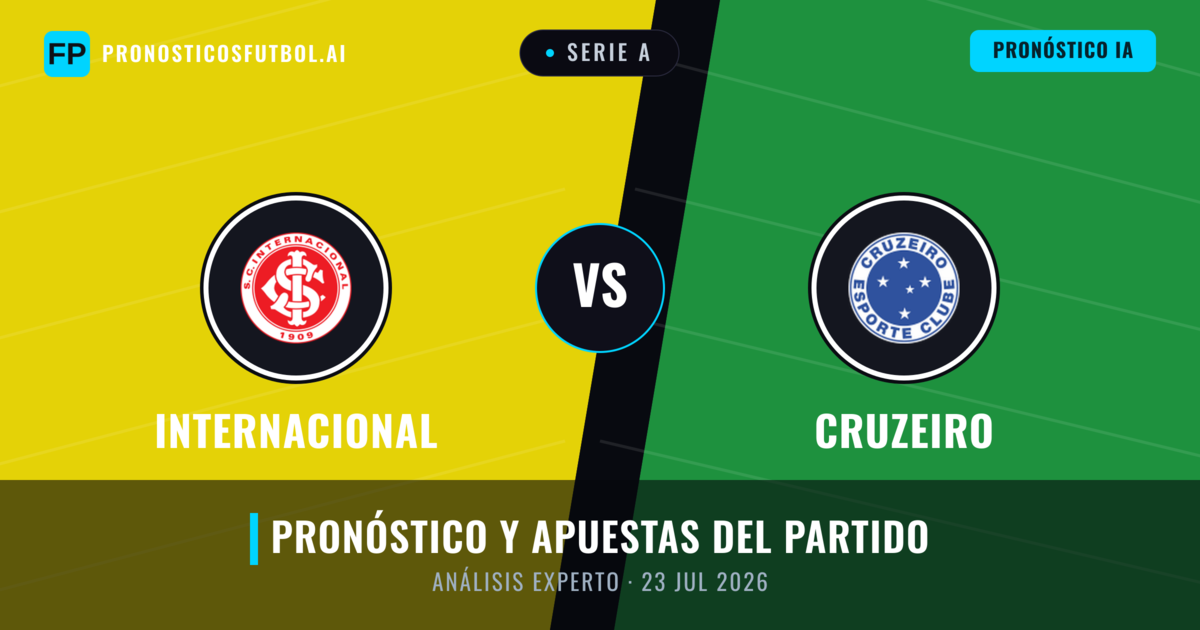 Internacional vs Cruzeiro — pronóstico y previa del partido