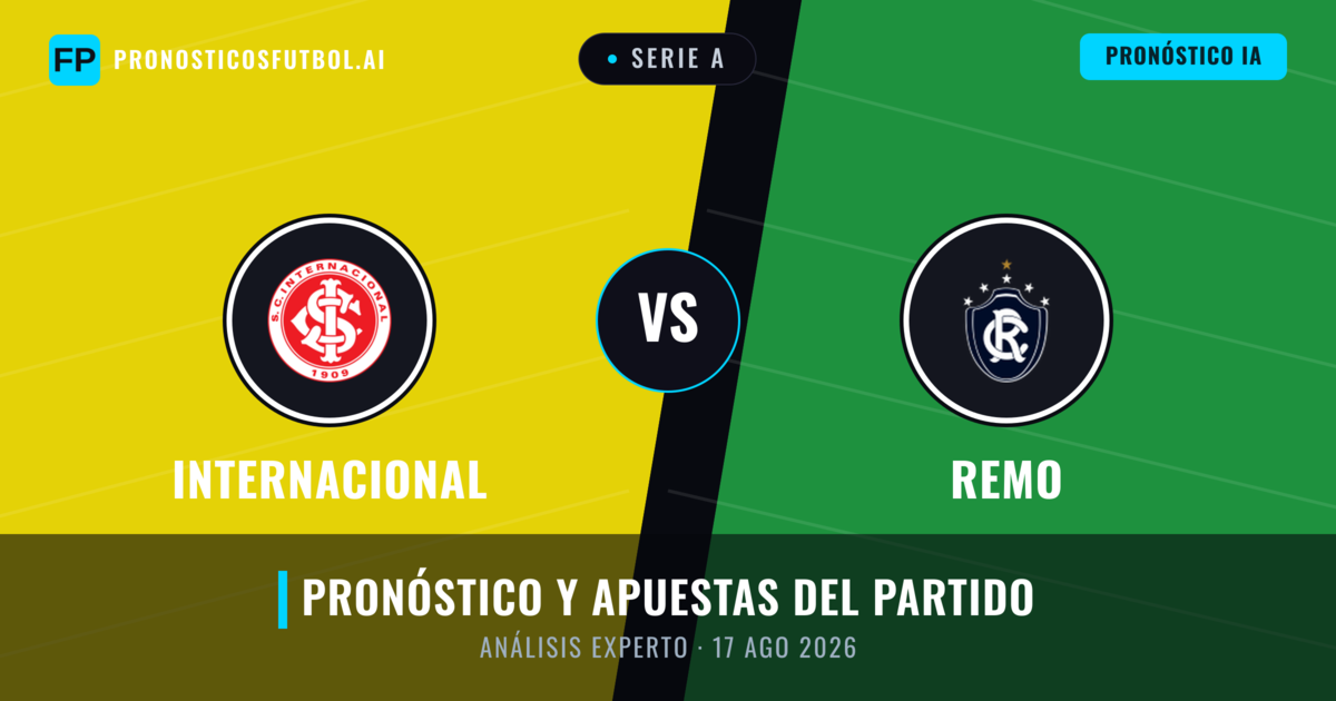 Internacional vs Remo — pronóstico y previa del partido