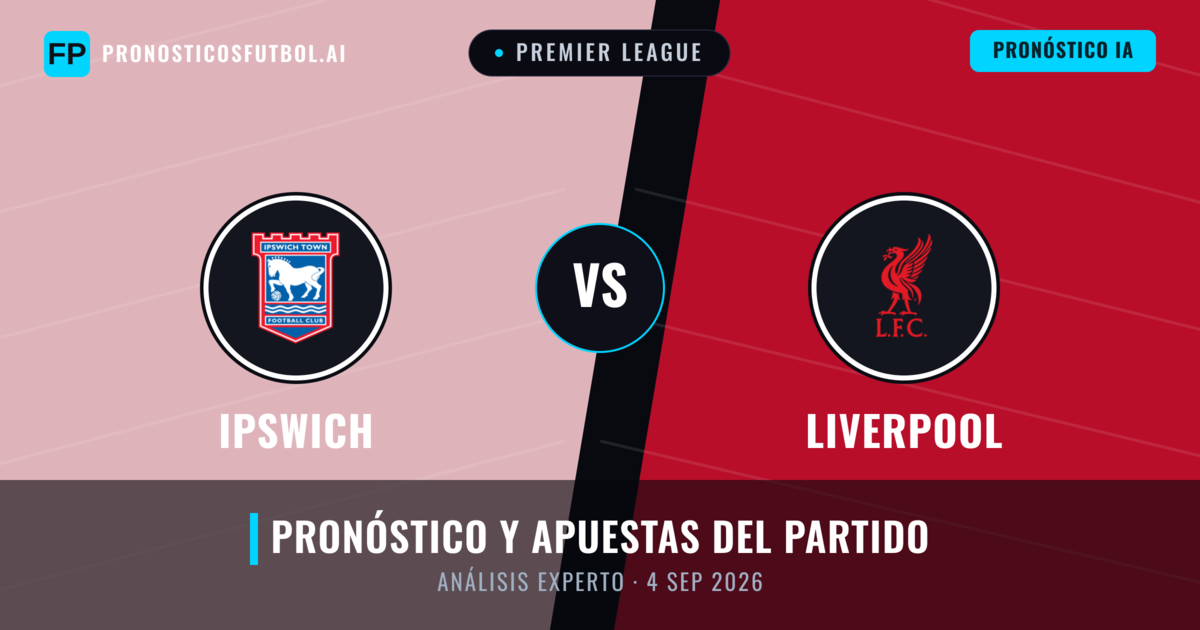 Ipswich vs Liverpool — pronóstico y previa del partido