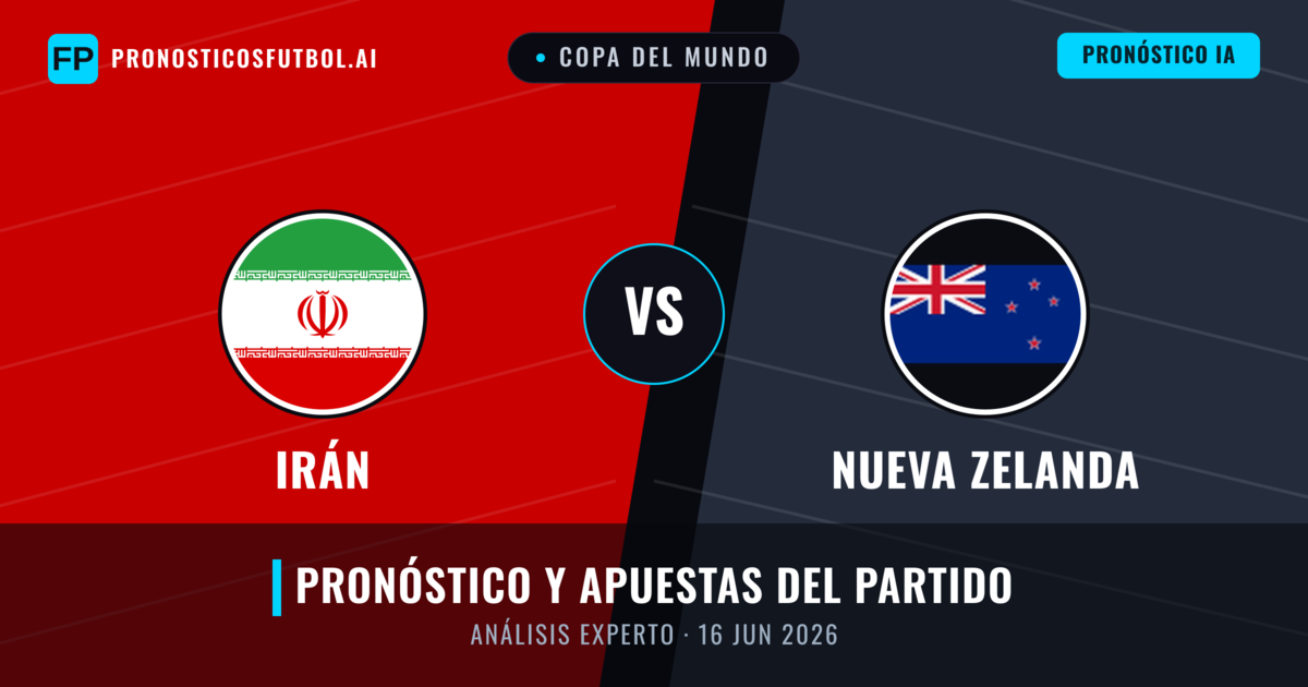 Irán vs Nueva Zelanda — pronóstico y previa del partido