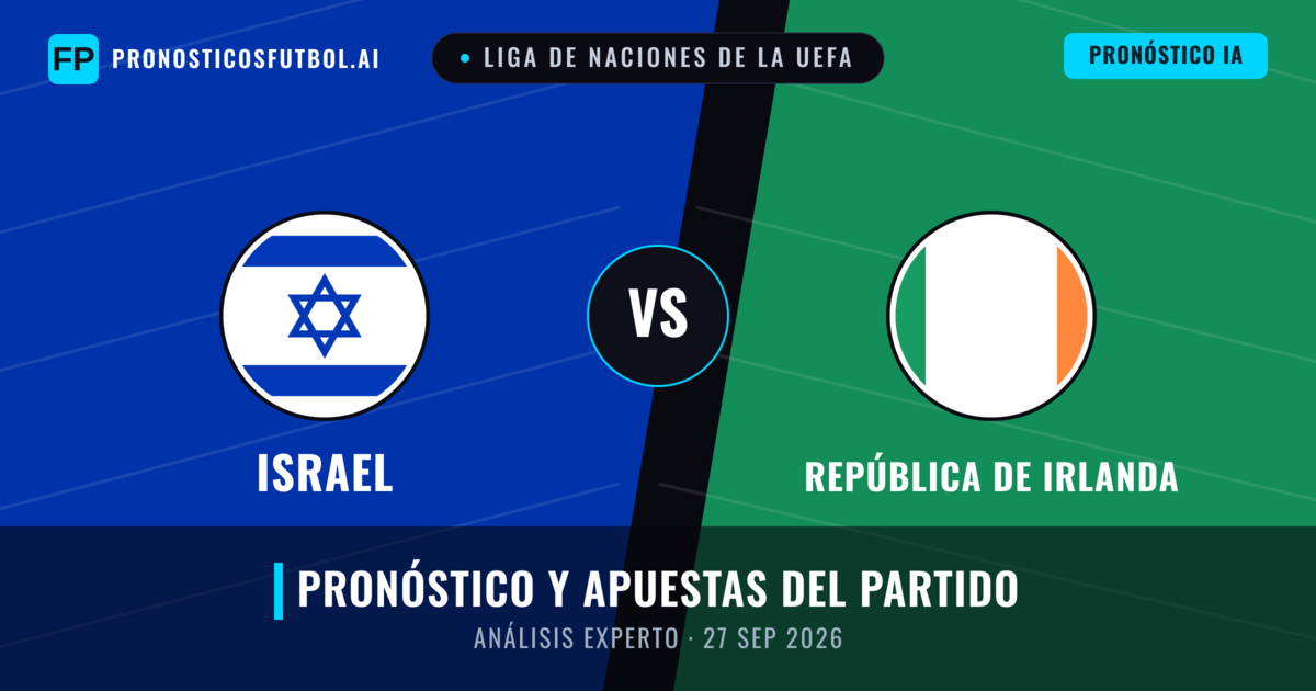 Israel vs República de Irlanda — pronóstico y previa del partido