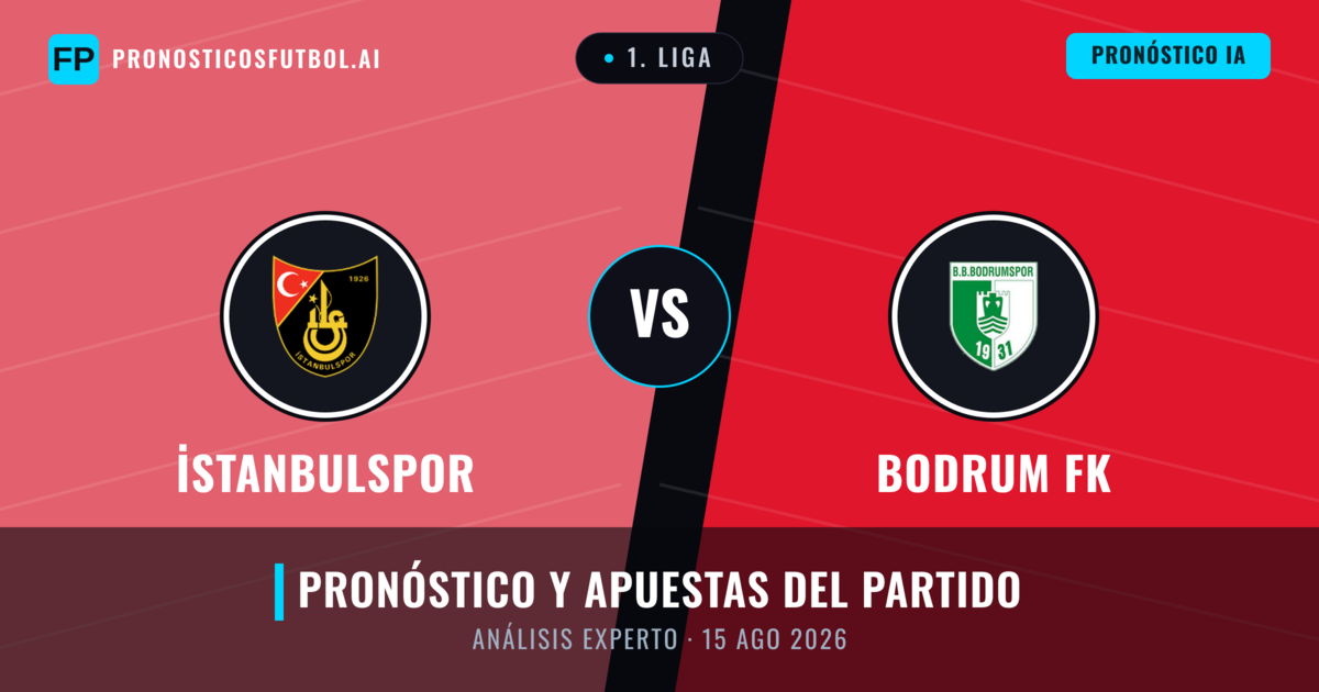 İstanbulspor vs Bodrum FK — pronóstico y previa del partido