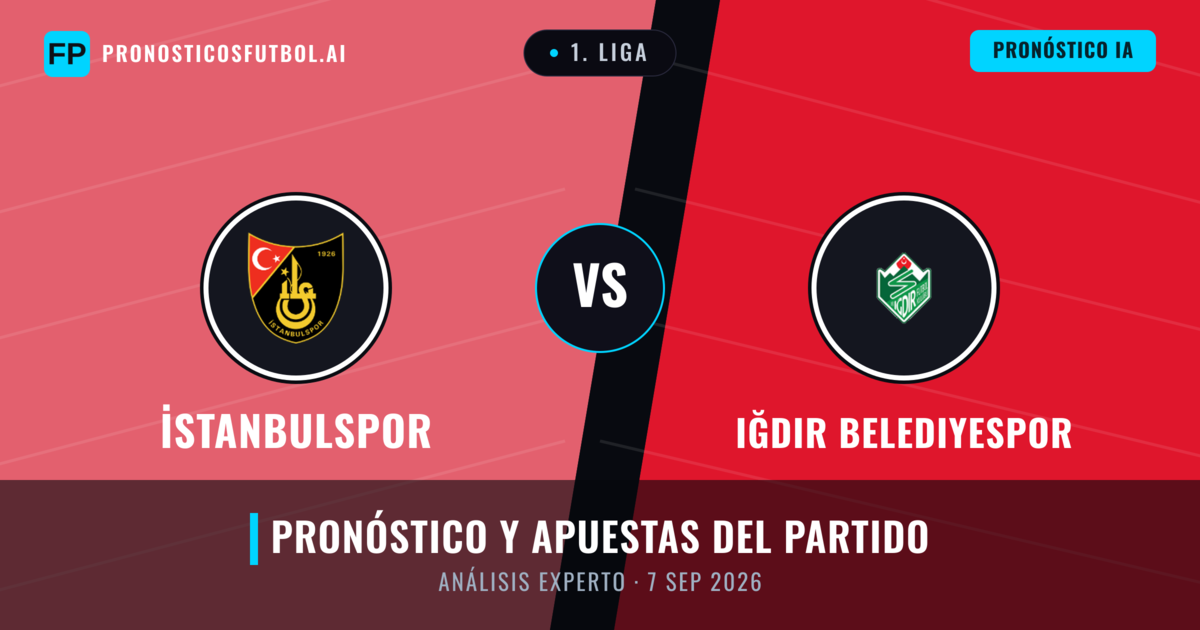 İstanbulspor vs Iğdır Belediyespor — pronóstico y previa del partido