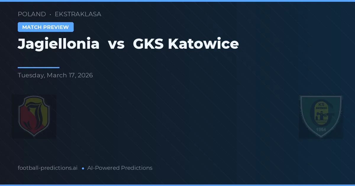 Jagiellonia vs GKS Katowice — pronóstico y previa del partido