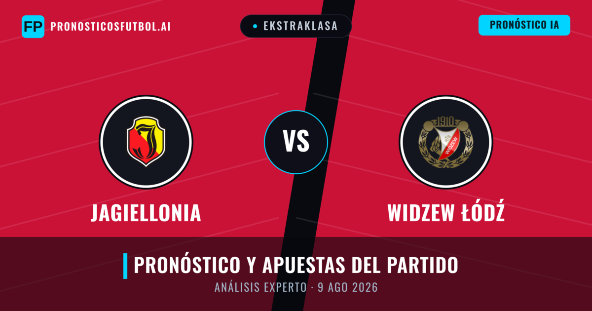 Jagiellonia vs Widzew Łódź — pronóstico y previa del partido