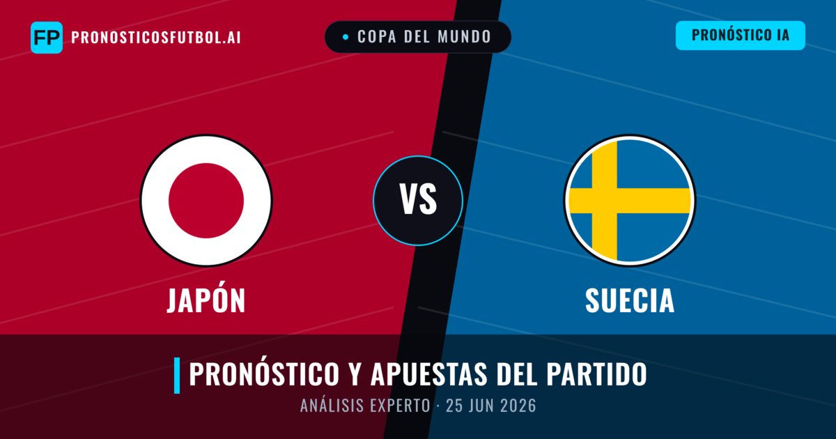 Japón vs Suecia — pronóstico y previa del partido