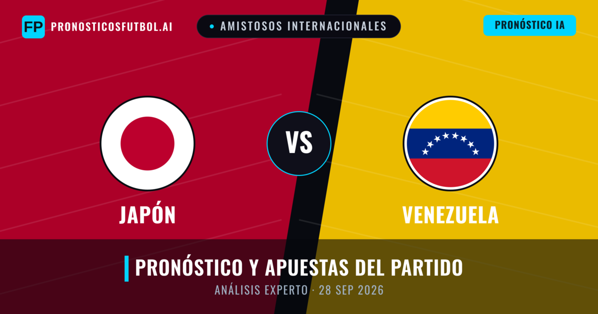 Japón vs Venezuela — pronóstico y previa del partido