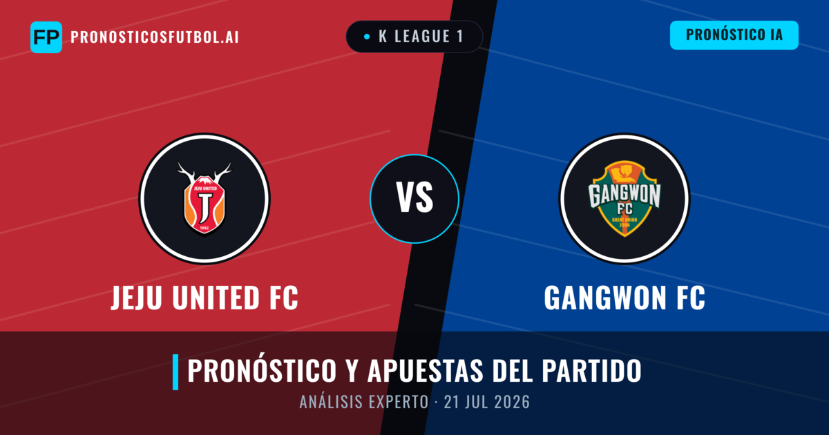 Jeju United FC vs Gangwon FC — pronóstico y previa del partido