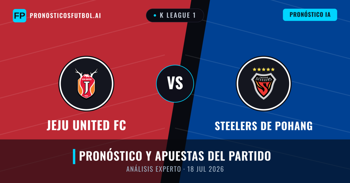 Jeju United FC vs Steelers de Pohang — pronóstico y previa del partido