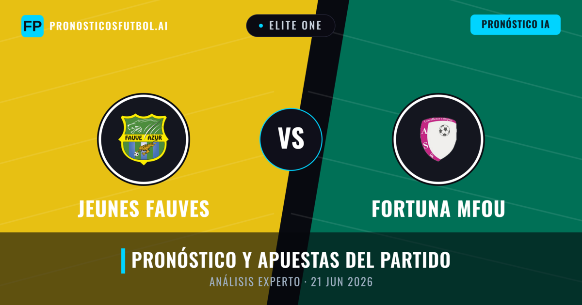 Jeunes Fauves vs Fortuna Mfou — pronóstico y previa del partido